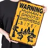 Warning - Metal Tin Signs(8*12Inch/12*16Inch)