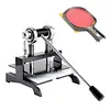 [US Local Warehouse] Table Tennis Racket Rubber Cutting Machine Precision Table Tennis Rubber Cutter Double Roller Bearing Design with 8mm Thickness Base Plate Effortless Edge Trimming Pasting for Ping Pong Bat