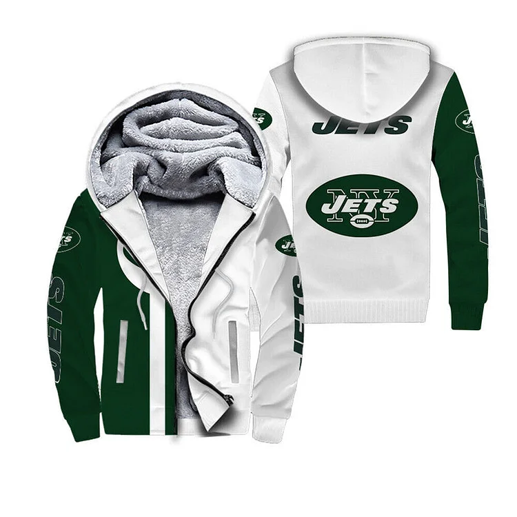 New York Jets
Limited Edition Thickened Hooded Fleece Jacket