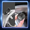 Tire Pressures Monitoring System with 4 Sensors Real-Time Pressure Monitor with Solar Charge and USB LCD Display for Cars SUVs Trailer & Light Trucks (External)