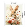 Rabbit Full Stamped Cross Stitch 11CT 3-Strand 40x50cm