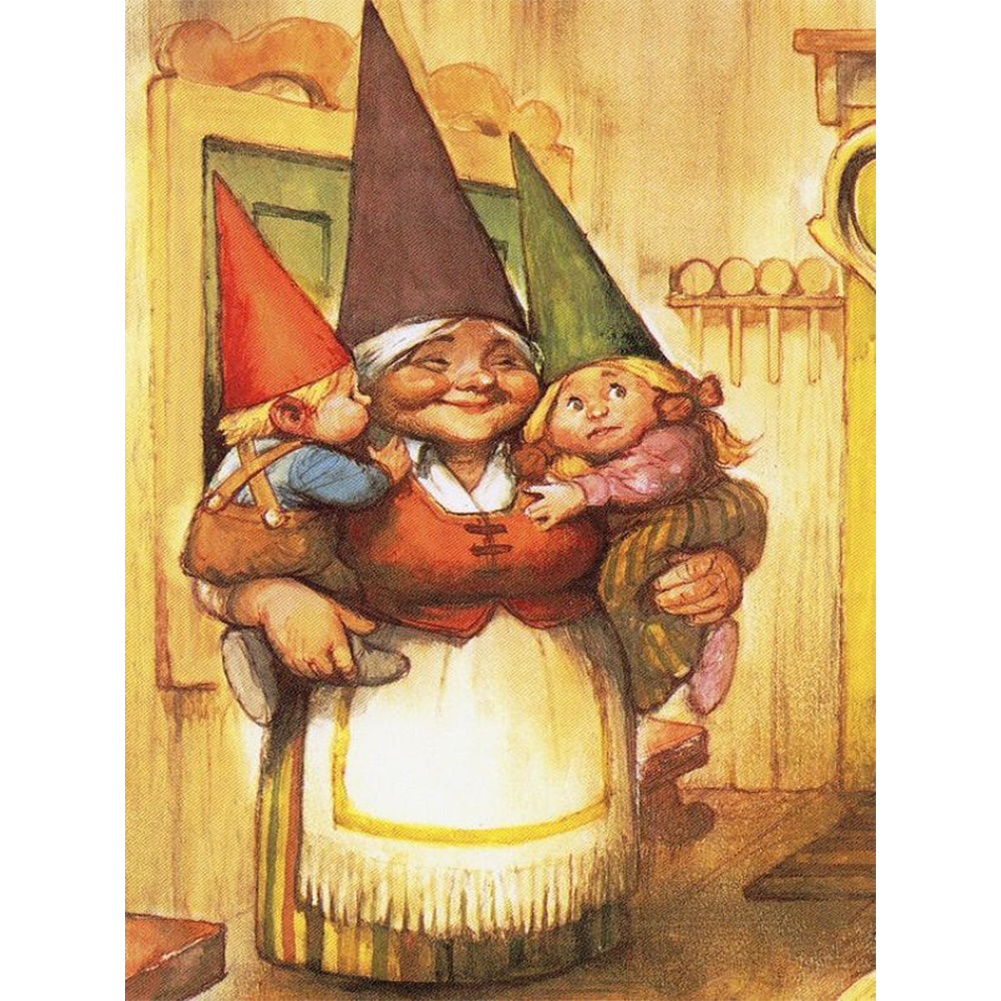 

Happy Gnome - Round Drill Diamond Painting - 30*40CM, 501 Original