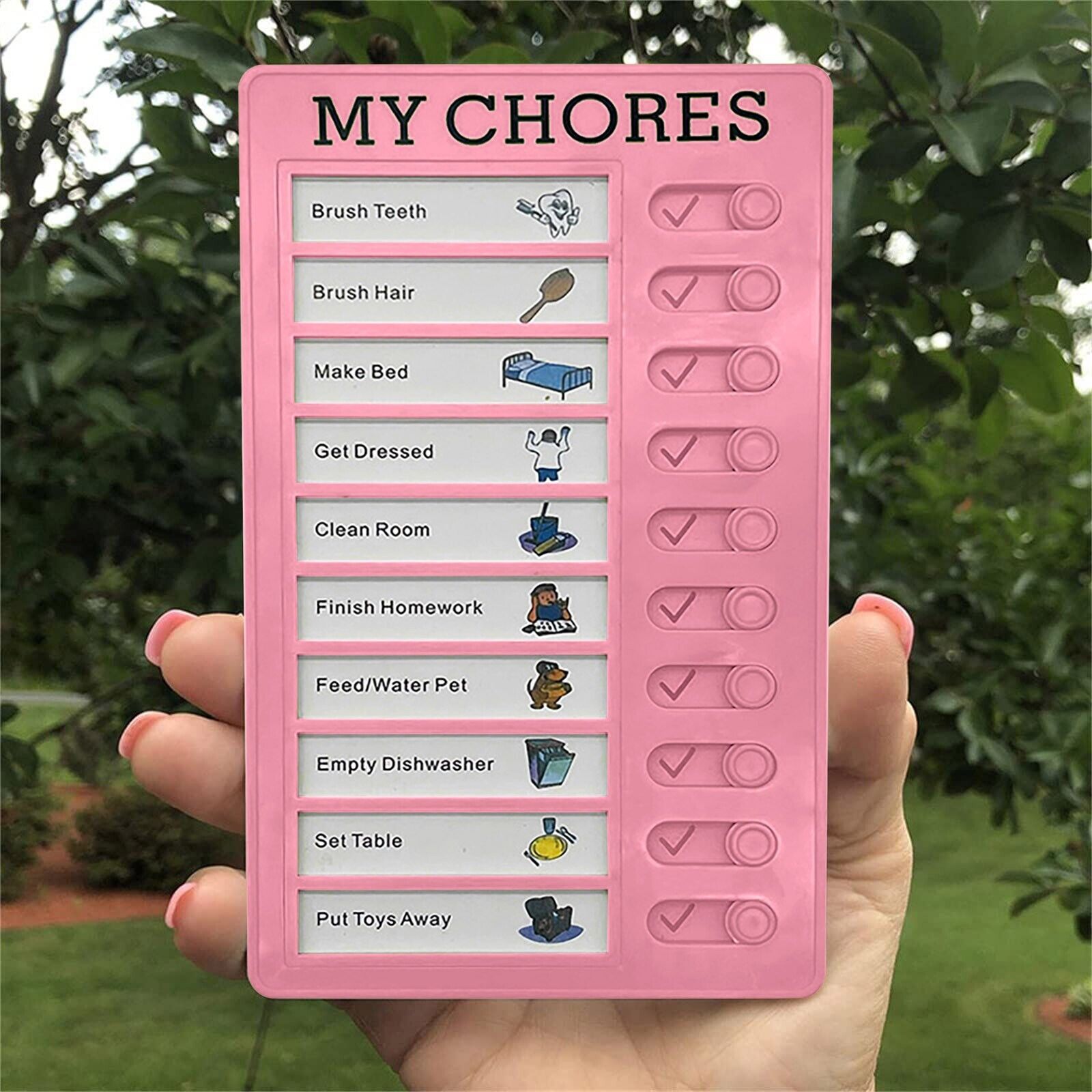 Magnetic Dry-Erase Daily Routine Chart - tree - Codlins