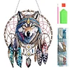 Acryl Traumfänger Wolf - 5d DIY Handwerk Anhänger