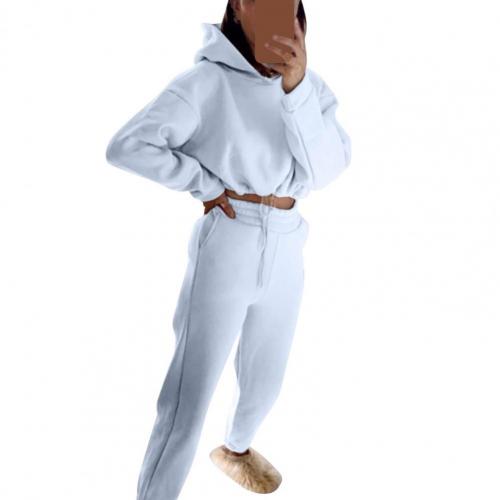 Txplogistic fall outfits women 2025 Women Sweatshirt 2 Pieces Set Sweatshirts Pullover Hoodies Pants Suit Home Sweatpants Trousers Outfits Solid Casual Tracksuit