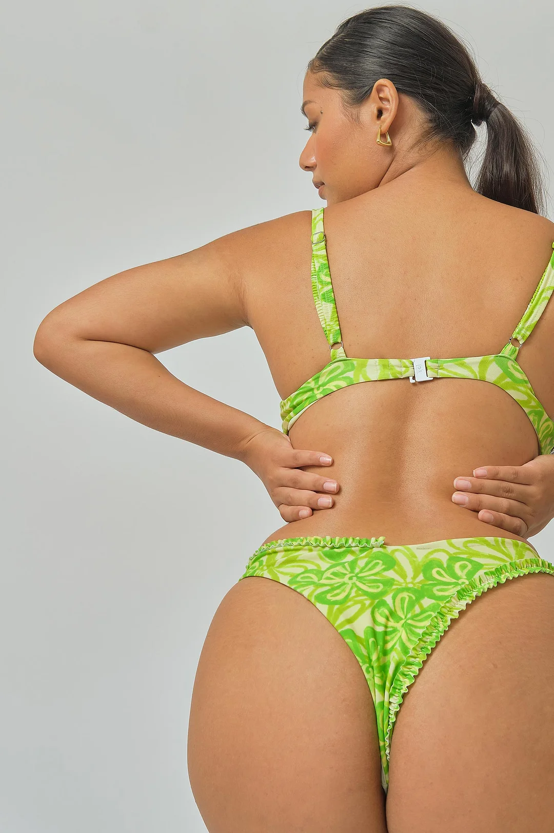 Amelia Frilled Cheeky Bottoms / Mojito FINAL SALE