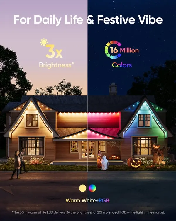 🎅Early Christmas 49%OFF -Smart Rainbow LED Permanent Outdoor Light