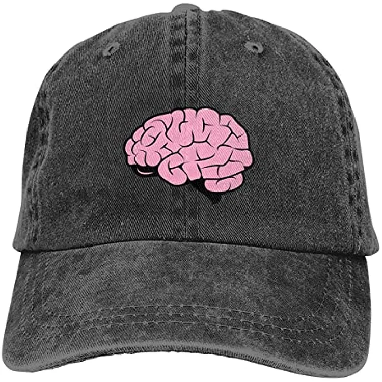 Brain Pattern Baseball Cap Trucker Hat Unisex Adjustable Denim Snapback Cap Four Seasons Cap for Men Hats Casual