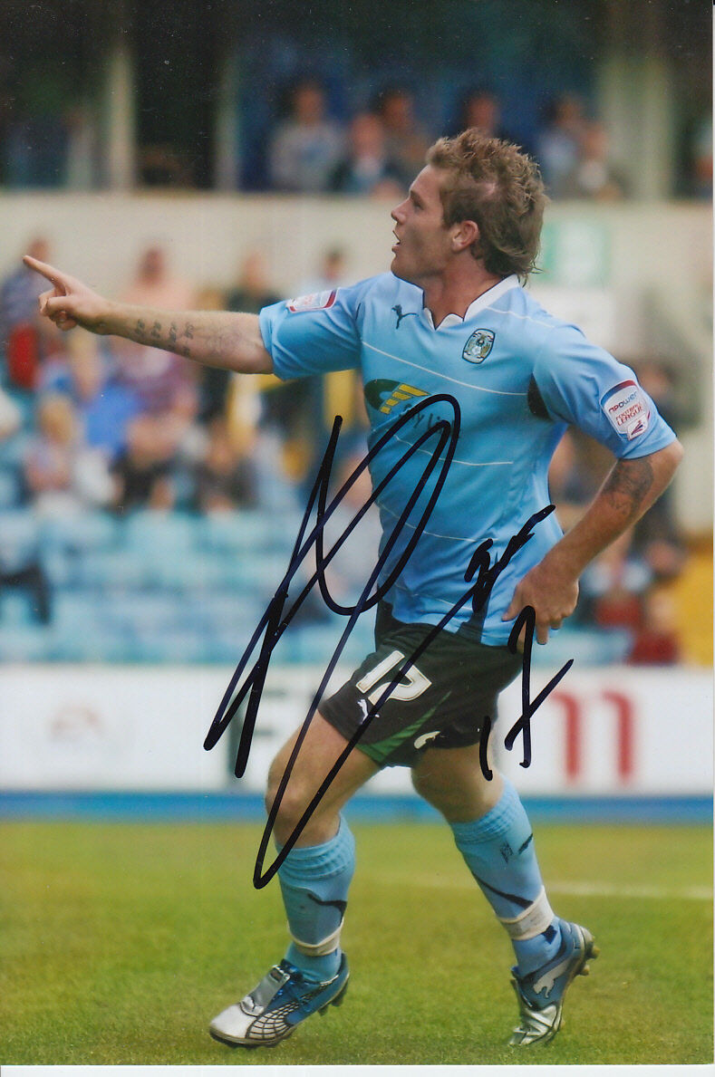 COVENTRY CITY HAND SIGNED ARON GUNNARSSON 6X4 Photo Poster painting 4.