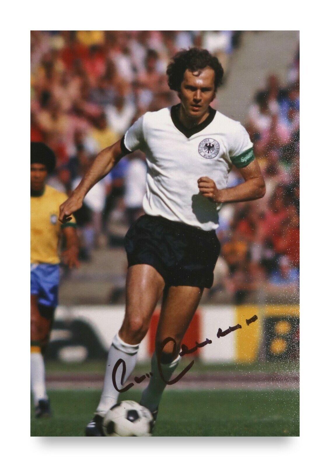 Franz Beckenbauer Signed 6x4 Photo Poster painting Germany Bayern Munich Genuine Autograph + COA