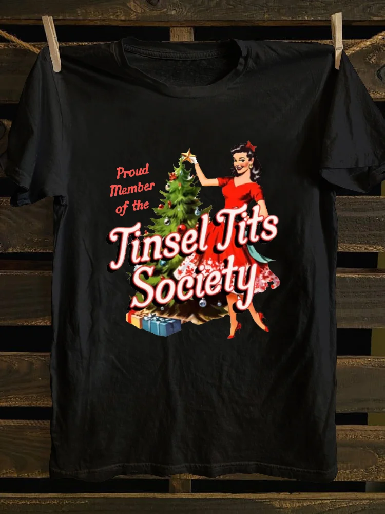 Teecade Teecade Tinsel Society T-shirt