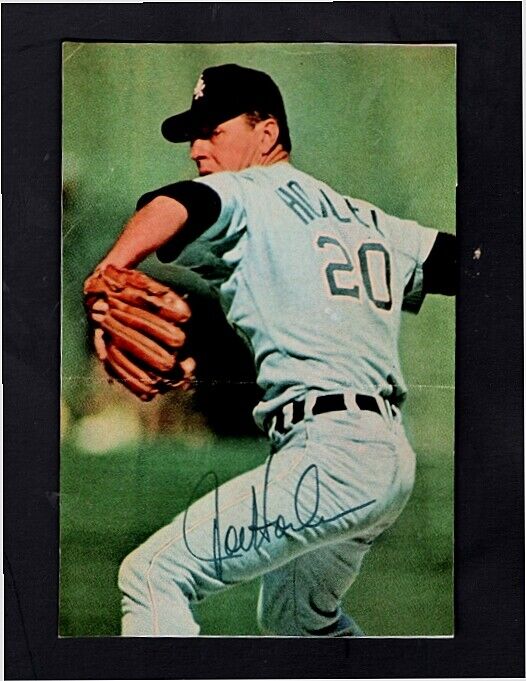 1961-71 JOEL HORLEN-CHICAGO WHITE SOX AUTOGRAPHED 4X6 COLOR Photo Poster painting