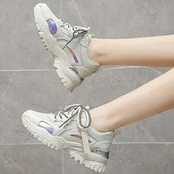 Women Breathable Lace-up Sneakers