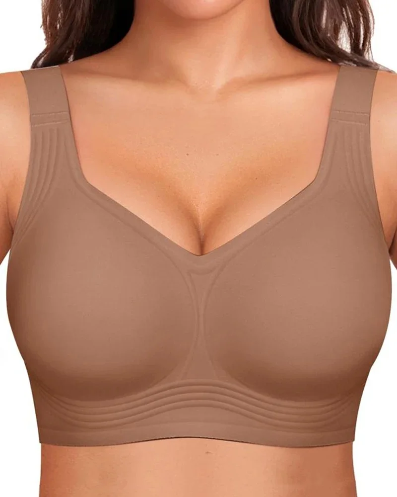 Comfortable Wireless Full Coverage Jelly Smoothing Bra