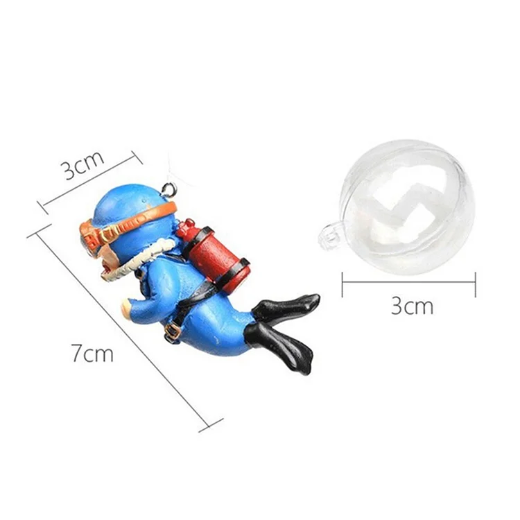Aquarium Ornament Treasure Diver