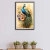 Diamond Painting-DIY Full Round Drill Peacock and Flowers（40*60CM)
