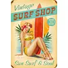 Girl on the beach - Vintage Metal Signs - 20*30cm/30*40cm