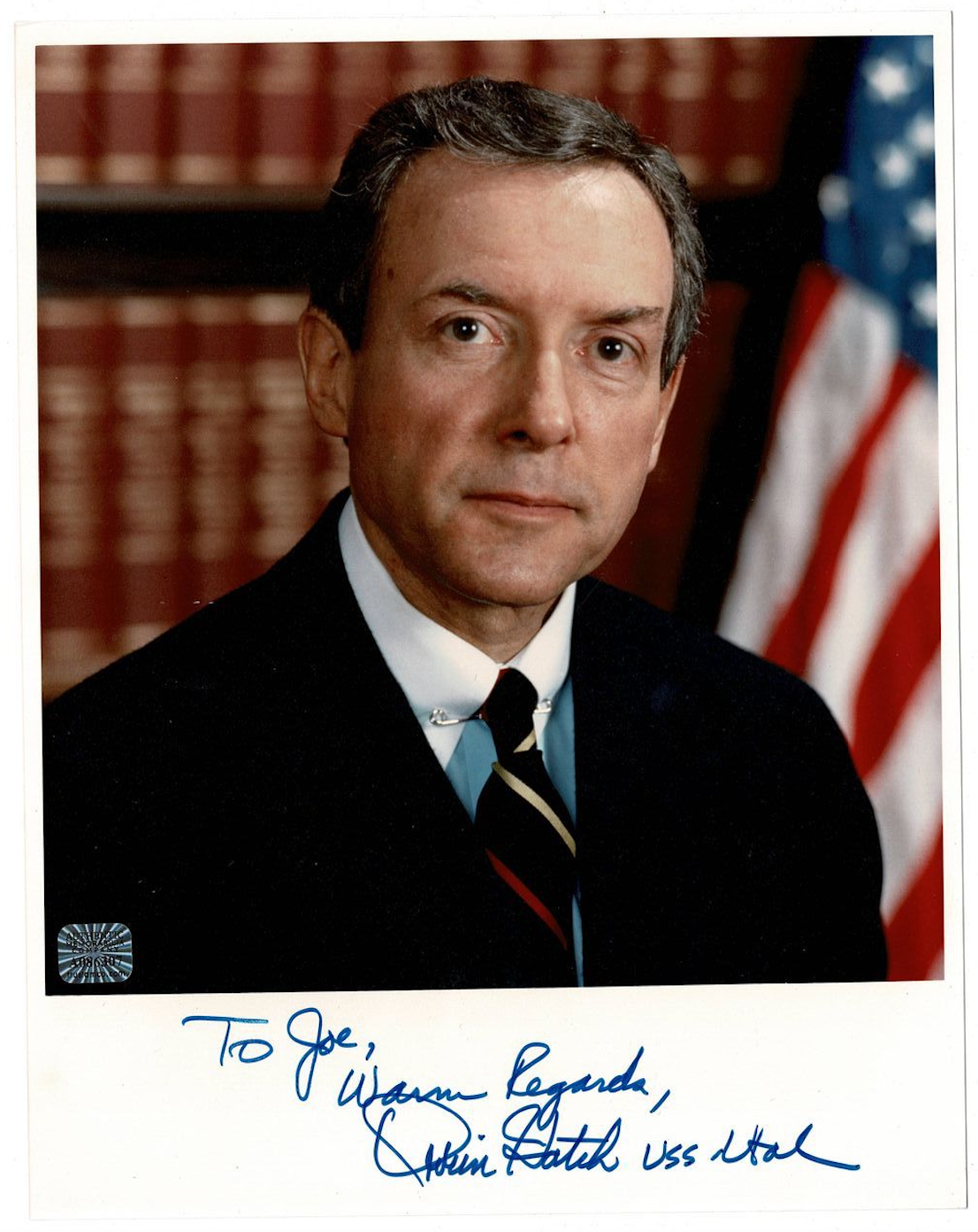 Orrin Hatch signed autographed 8x10 Photo Poster painting! RARE! AMCo Authenticated! 10812