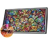 Cartoon Figuren - quadratischer Bohrer Diamantmalerei - 75*55cm (gro&szlig;e Gr&ouml;&szlig;e)