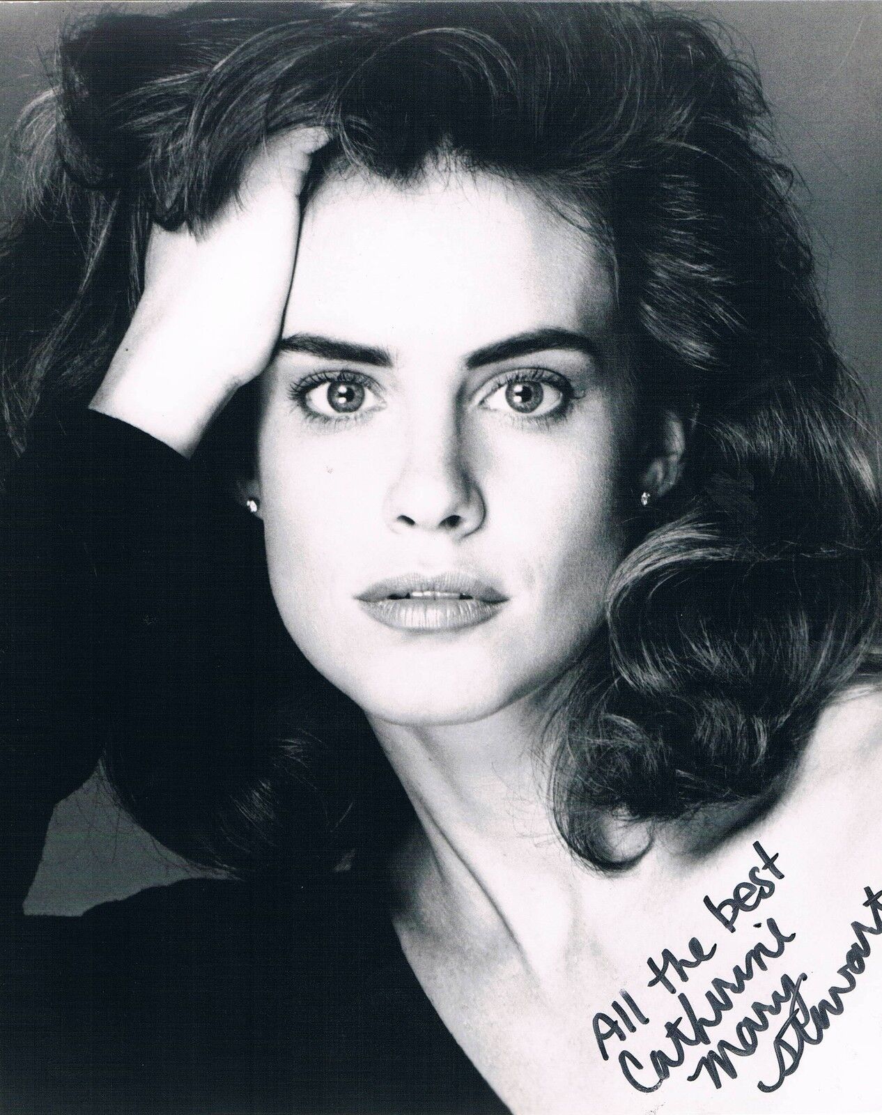 Catherine Mary Stewart 1959- genuine autograph Photo Poster painting 8x10 signed Canada actress