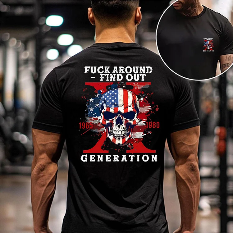  Custom Gen X Skull T-shirt/Sweatshirt/Hoodie