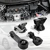 Engine Motor and Trans Mount Set of 4 Compatible with 2006/ 2007/ 2008/ 2009/ 2010 Ho~N~Da Civic 1.8l Automatic Transmission, Replaces # A4530,A4534,A4546,A4543