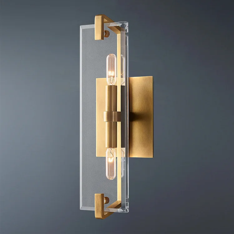Luxury Modern Marbuzet Linear Gold Modern Wall Sconce 15" Vjlight