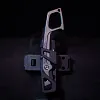 EDC iron ridge crowbar titanium alloy bottle opener multifunctional portable play emergency decompression toy equipment