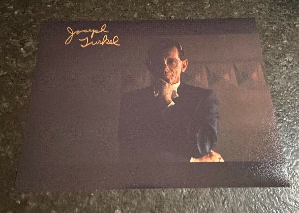 * JOE TURKEL * signed 11x14 Photo Poster painting * BLADE RUNNER * DR. TYRELL * PROOF * 16