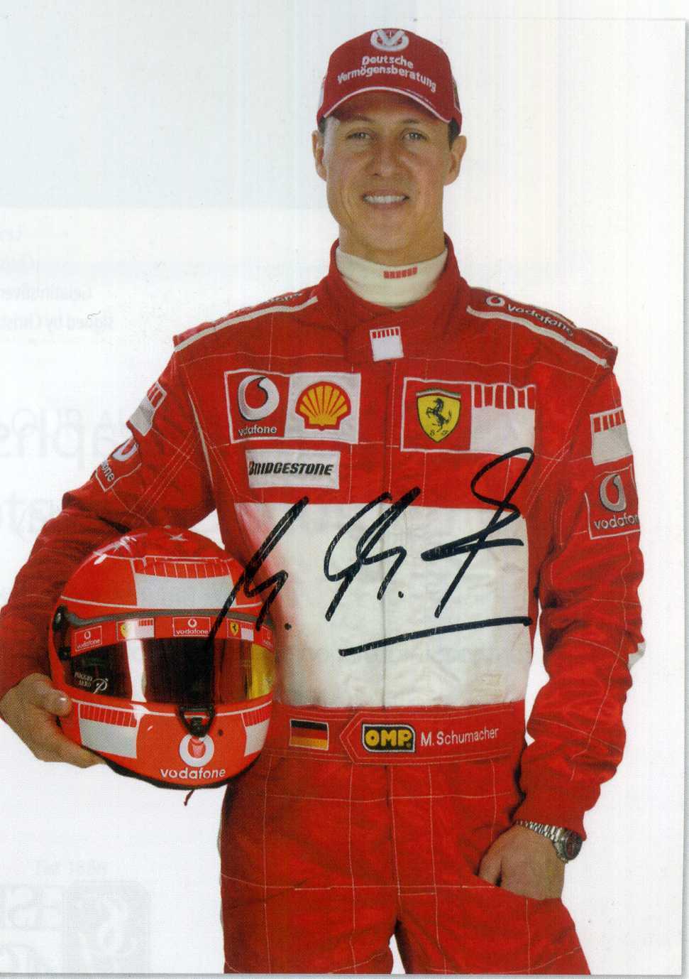 MICHAEL SCHUMACHER Signed Photo Poster paintinggraph - MOTOR RACING Formula 1 Champion preprint