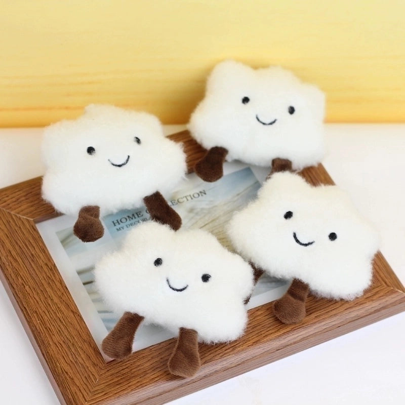 Minimalist Classic Style Clouds PP Cotton Keychain