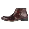 Fashion Mens Luxury Genuine Leather Dress Ankle Boots