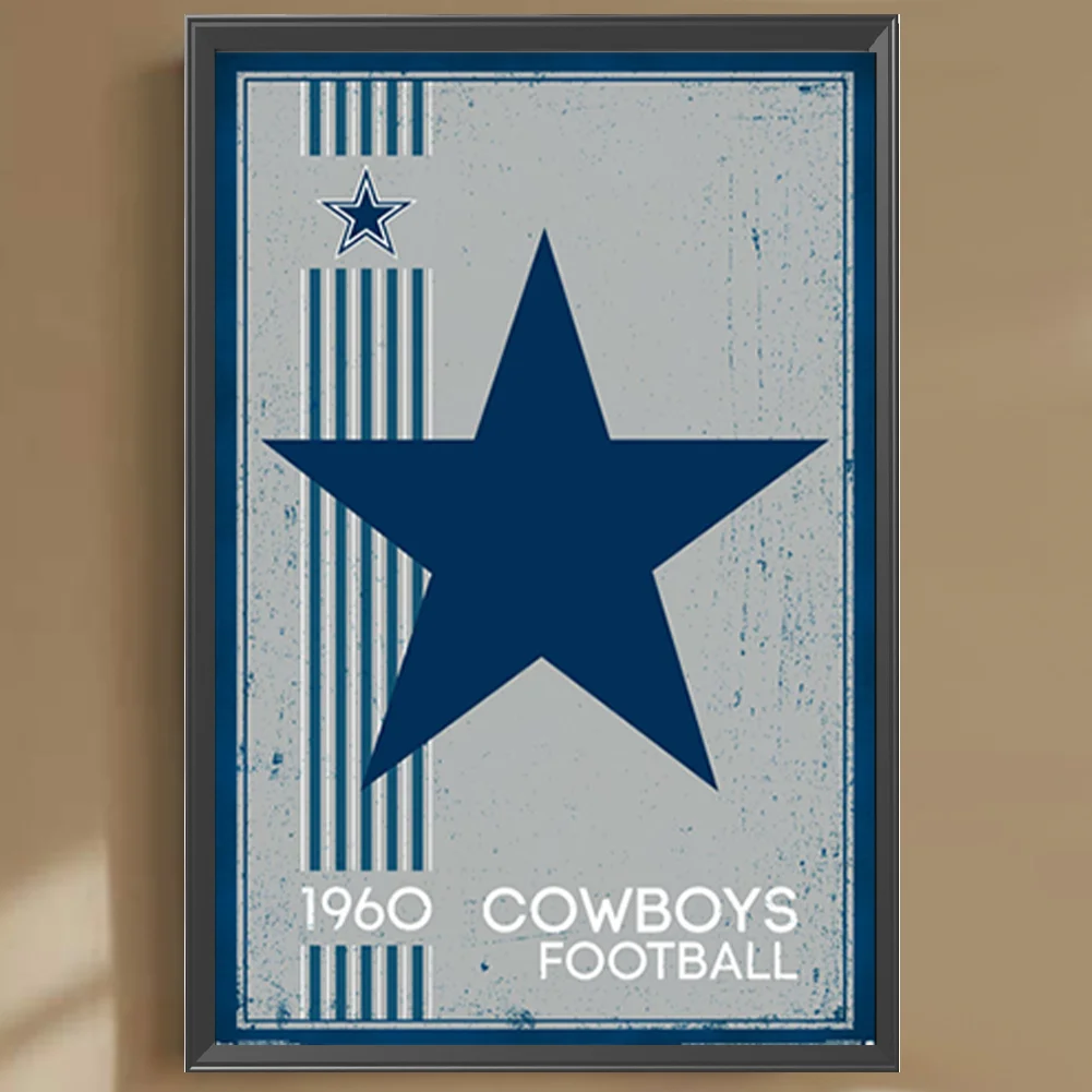 Diamond Painting - Full Round Drill - Dallas Cowboys(Canvas|30*45cm)