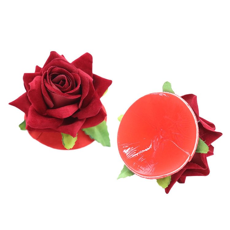 Rose Flower Nipple Clamps Breast Sticker