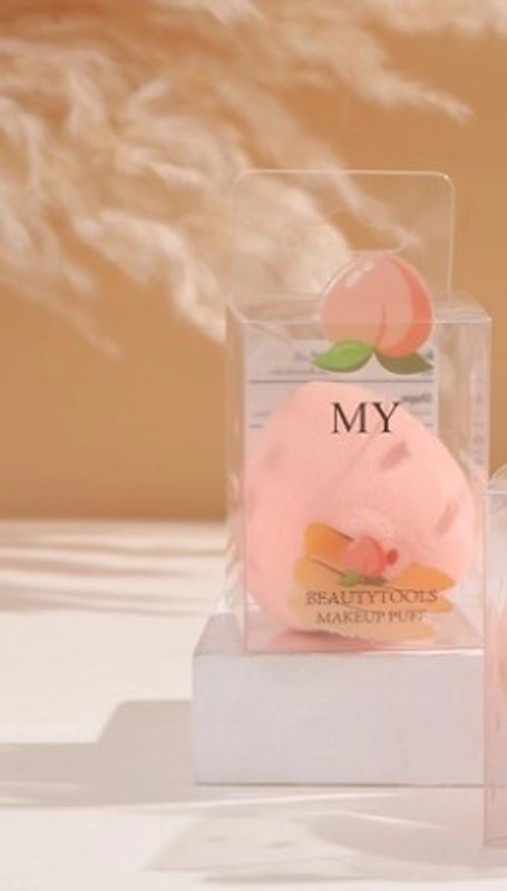 Cartoon Style Cute British Style Solid Color Hydrophilic Polyurethane Makeup Sponge 1 Piece