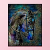 Horse - 11CT Stamped Cross Stitch - 40*50cm - Animal