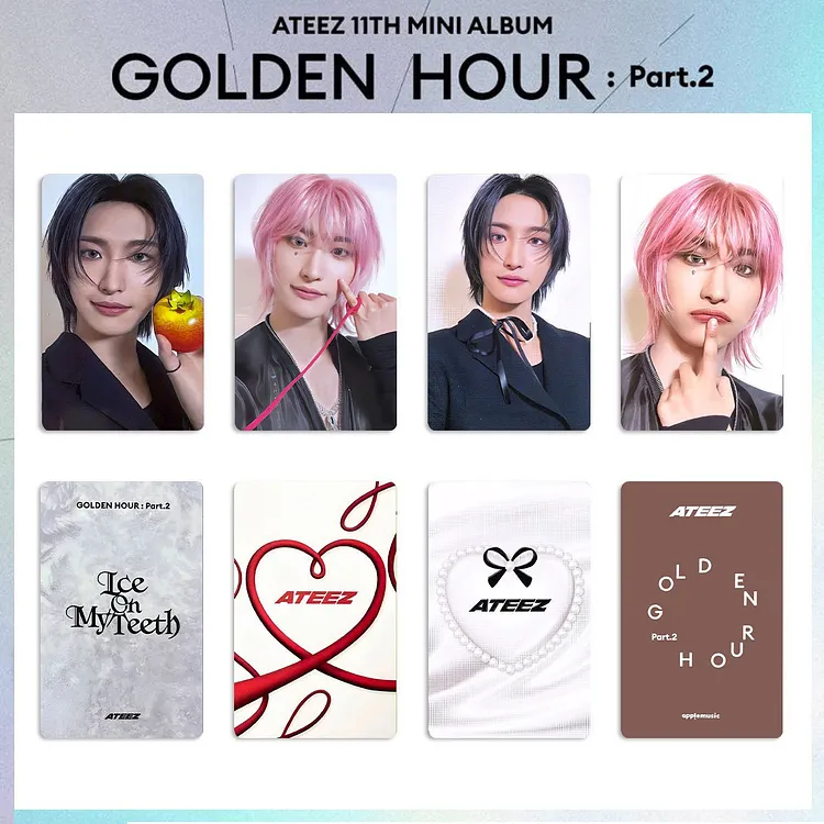 Ateez Golden Hour Part.2 Poca Makestar Sunflower Benefit Photocard