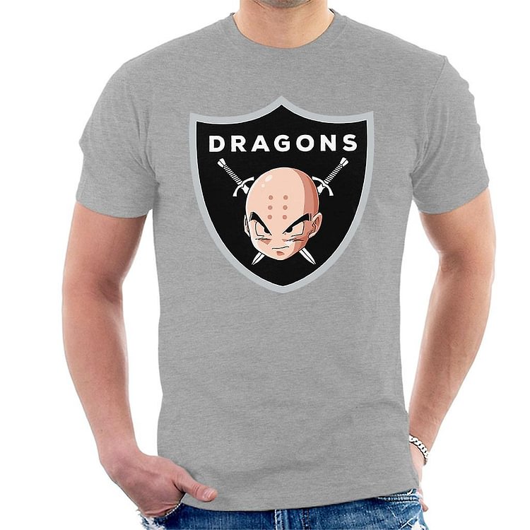 Dragon Ball Z Krillin Dragons Shield Men's T-Shirt