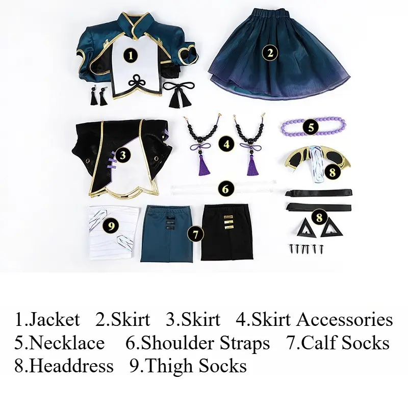 [Wetrose] Pre-Order Little Zombie Anime Dress Uniform Outfit Cosplay Costume Halloween