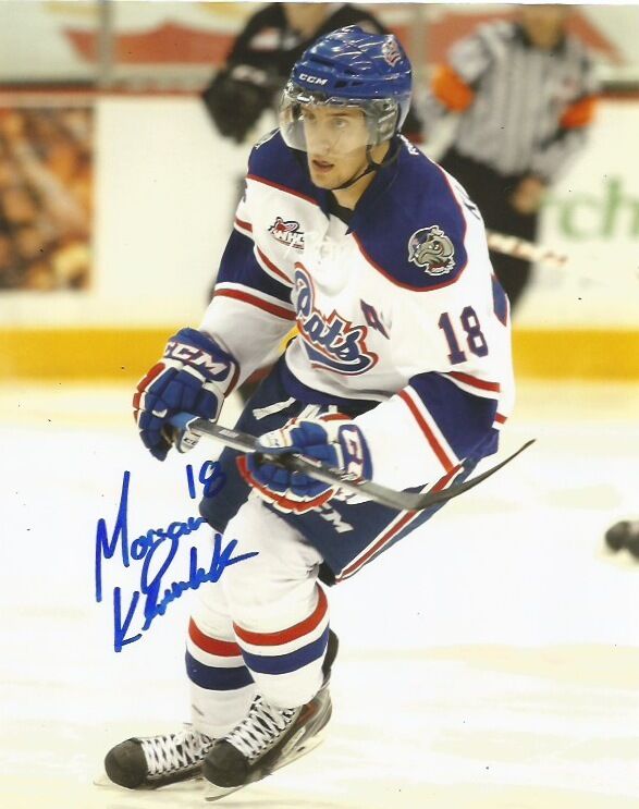 Regina Pats Morgan Klimchuk Autographed Signed 8x10 WHL Photo Poster painting COA C