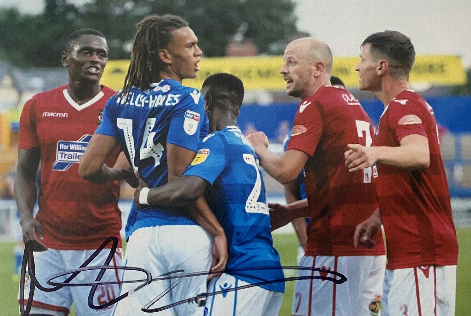 Miles Welch-Hayes Genuine Hand Signed Macclesfield Town 6X4 Photo Poster painting 2