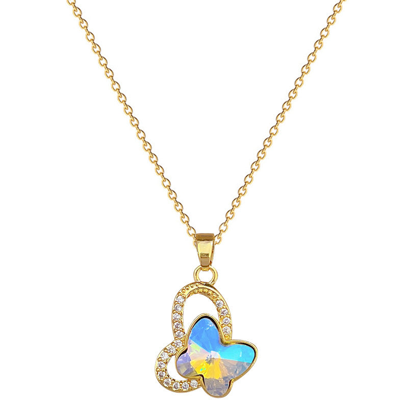 Moon Geometric Stainless Steel Stainless Steel Necklaces