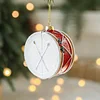 Cute Christmas Tree Red White Hanging Decors