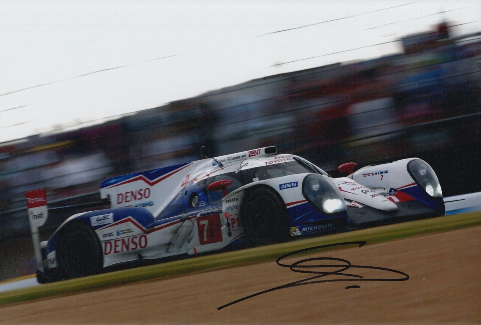 Stephane Sarrazin Hand Signed 12x8 Photo Poster painting Le Mans Autograph Toyota Racing 4