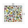Bird Flowers-14CT Stamped Cross Stitch Kit(55x59cm)