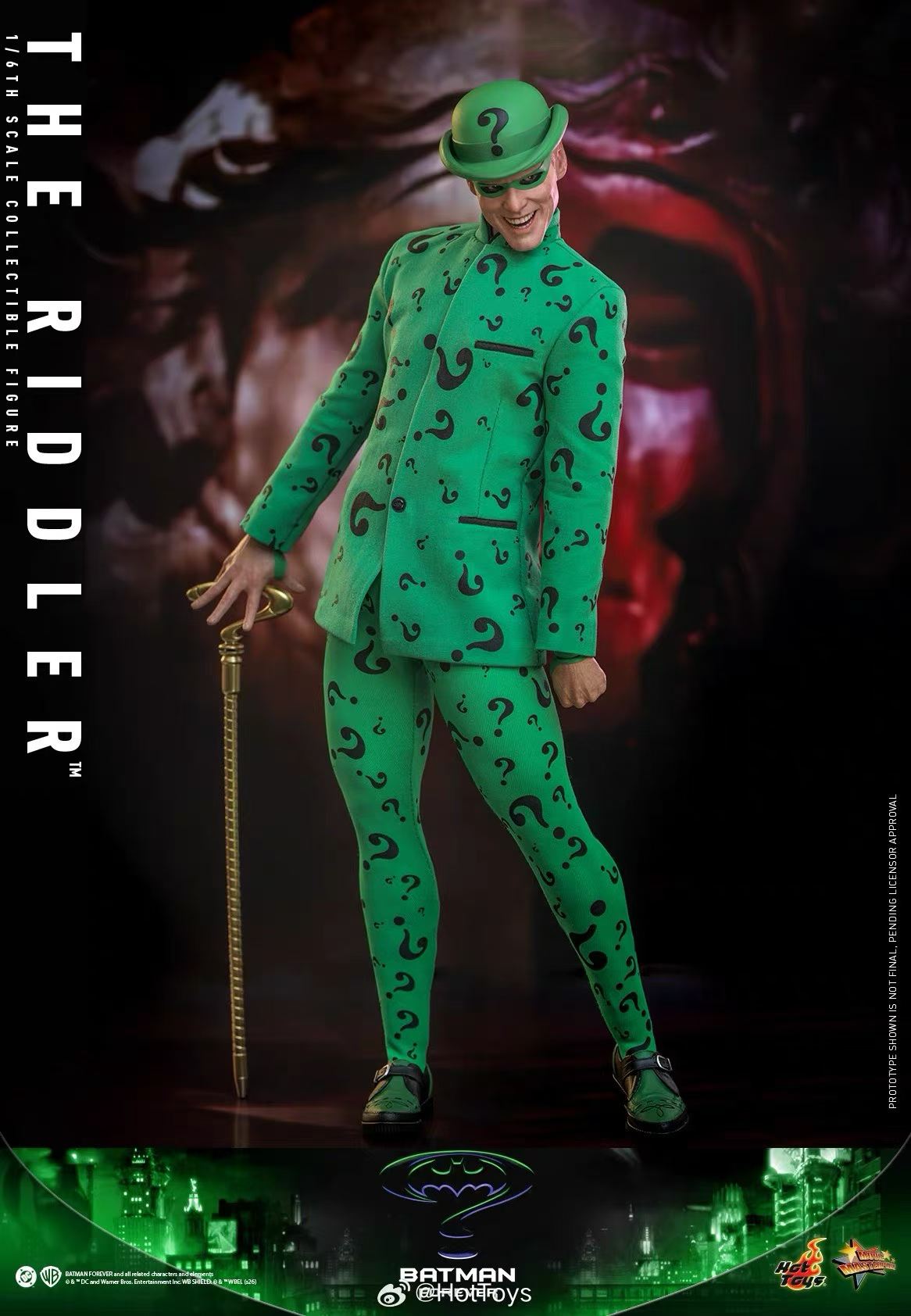 Hottoys - Batman Forever - The Riddler 1/6th scale Collectible Figure MMS926 (Licensed)-