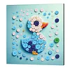 DIY Button Art Kit with Frame 11.81x11.81inch Button Painting Kit Button Painting Craft Set for Adults Beginners Arts Crafts Home Decoration
