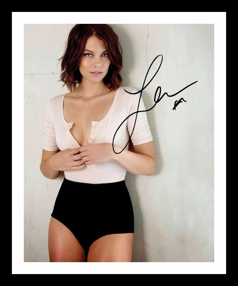 Lauren Cohan Autograph Signed & Framed Photo Poster painting 1