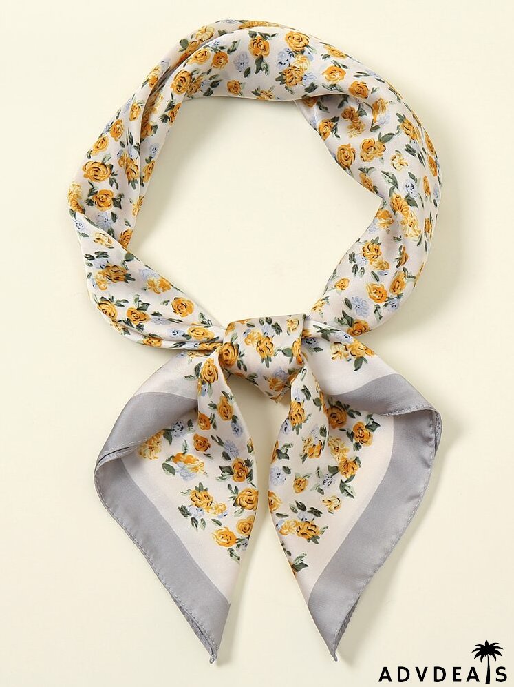 Floral Print Bandana