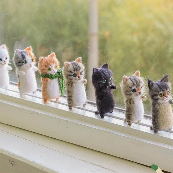 DIY Cat Wool Felt Kit for Cat Lovers